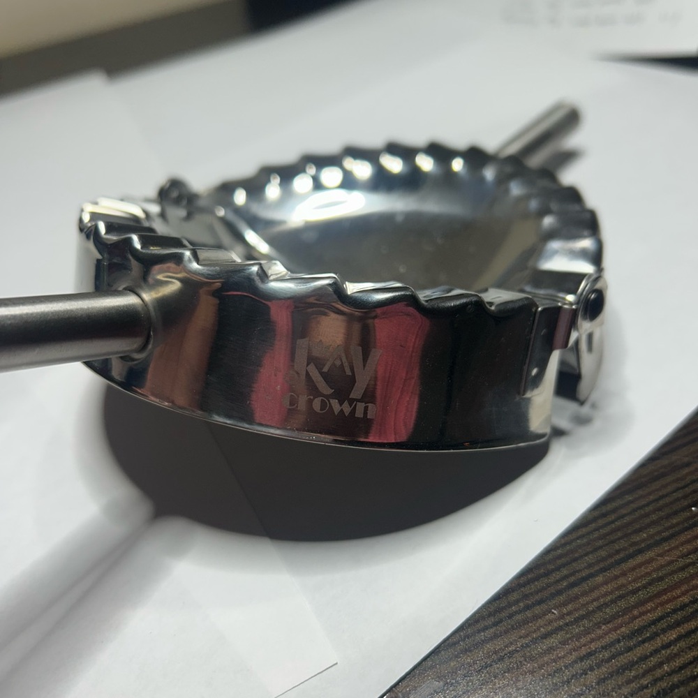 Silver Stainless Steel Empanada Maker